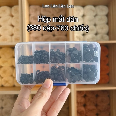 Hộp Mắt Dán Amigurumi 380 Cặp (760 Chiếc)