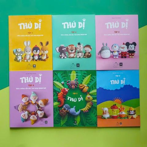 Seri Thú Dị, sách hướng dẫn móc thú bông Amigurumi