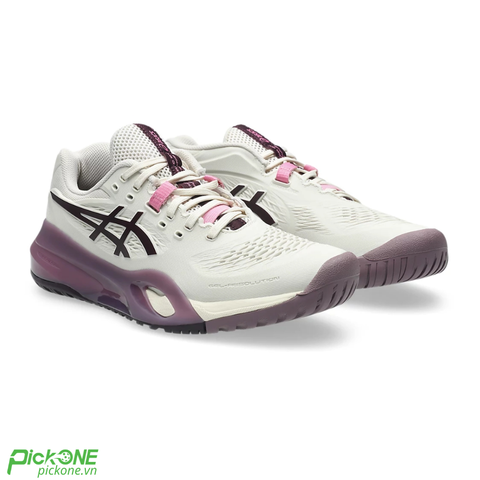 Giày Asics GEL-RESOLUTION X Soft Oat/Dark Aubergine