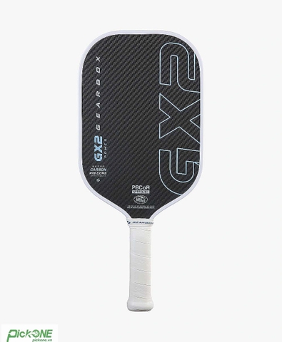 Vợt pickleball Gearbox GX2 Power Elongated 16mm (Limited - White)