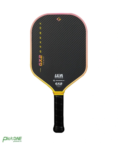 Vợt pickleball Gearbox GX2 Power Hybrid 16mm (Limited - Yellow Pink)