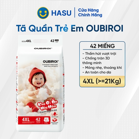 Tã quần trẻ em Oubiroi 42 miếng (4XL)/6