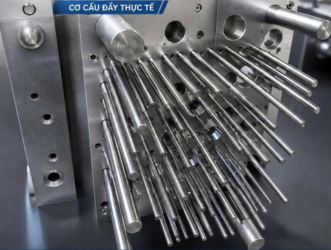 Hệ Thống Đẩy Trong Khuôn Ép Nhựa: Nguyên Lý Thiết Kế & Yếu Tố Cốt Lõi Tối Ưu Sản Xuất