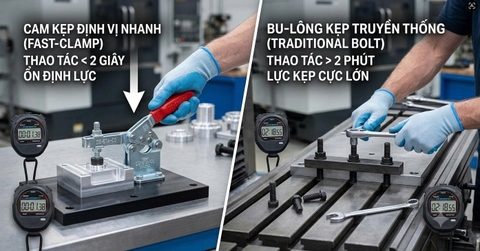 So Sánh Cam Kẹp Định Vị Nhanh Và Bu-lông Kẹp Truyền Thống: Giải Pháp Nào Tối Ưu Cho Doanh Nghiệp?