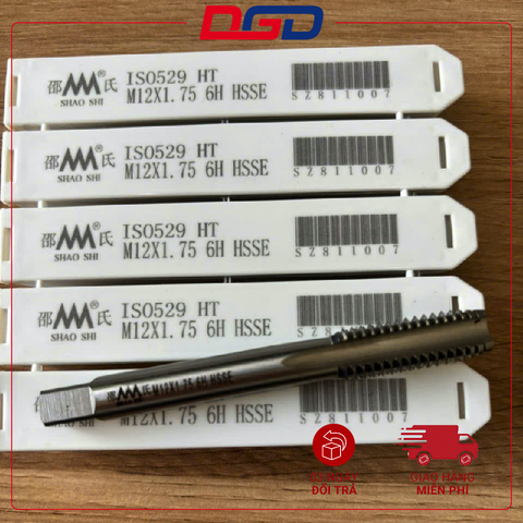 Mũi taro thẳng hệ mét shaoshi M12x1.75