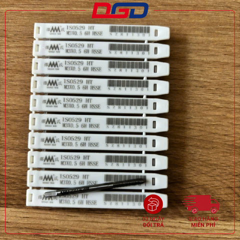 Mũi taro thẳng hệ mét shaoshi M3x0.5