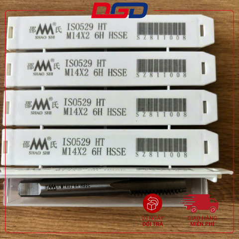Mũi taro thẳng hệ mét shaoshi M14x2