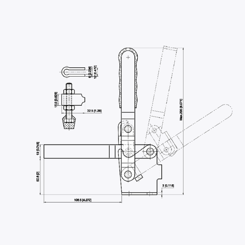 Kẹp định vị CH-12215