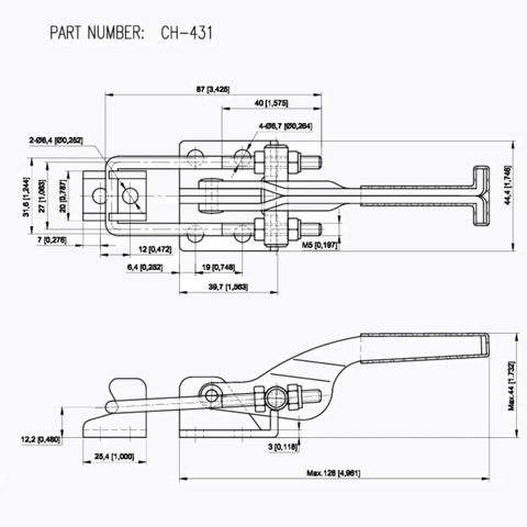 Kẹp định vị CH-431