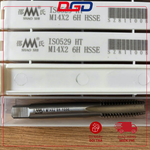 Mũi taro thẳng hệ mét shaoshi M14x2