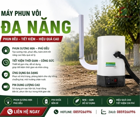 Máy phun vôi đa năng