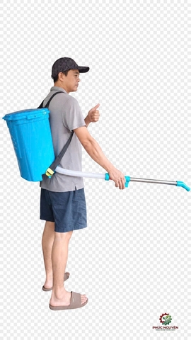 Thùng gậy bóp inox