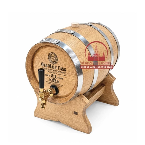 Thùng Gỗ Sồi 10 Lít