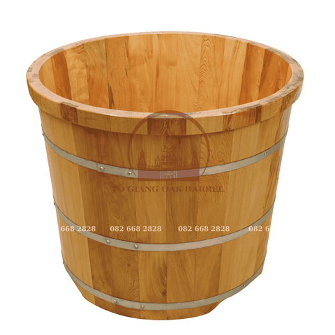 Bồn Tắm Gỗ Pơ Mu Bo Viền