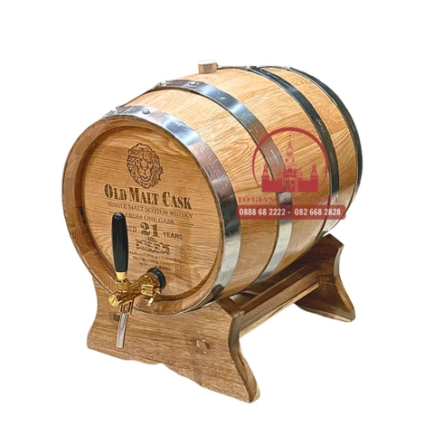 Thùng Gỗ Sồi 30 Lít