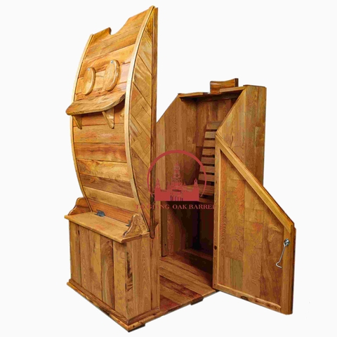 Thùng Gỗ Xông Hơi - Gỗ Pơ Mu