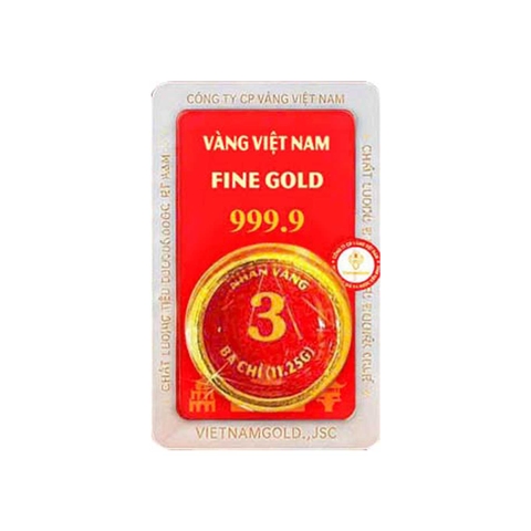 Nhẫn tròn ép vỉ 3 chỉ
