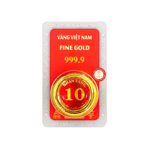 Nhẫn tròn ép vỉ 10 chỉ