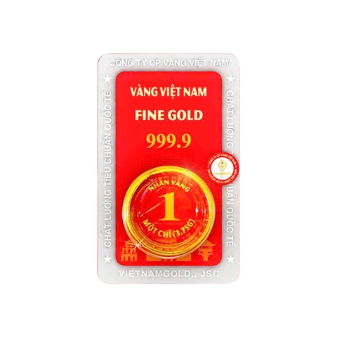 Nhẫn tròn ép vỉ 1 chỉ
