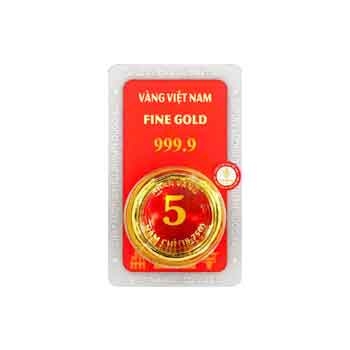 Nhẫn tròn ép vỉ 5 chỉ