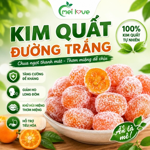 5 lợi ích vượt trội của Kim Quất Đường Trắng Meilove đối với sức khỏe