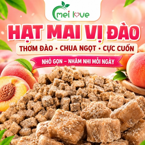 Hạt Mai Vị Đào Cao Cấp, Thơm Đào Dịu Nhẹ, Chua Ngọt Hài Hòa, Nhâm Nhi Vui Miệng