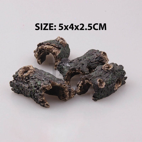 Khúc Gỗ Mục 5x3x2 Trang Trí Hồ Cá, Bể Cá, Chậu Cây, Tiểu Cảnh Terrarium [GỖ MỤC]