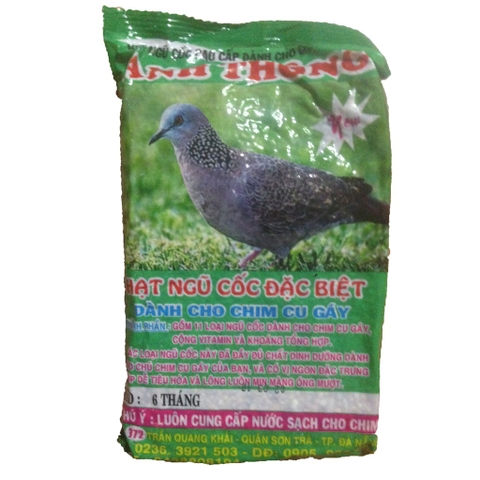 Hạt Ngũ Cốc Chim Cu Gáy Anh Thông 250g - Thức Ăn Chim [CU GÁY AT]