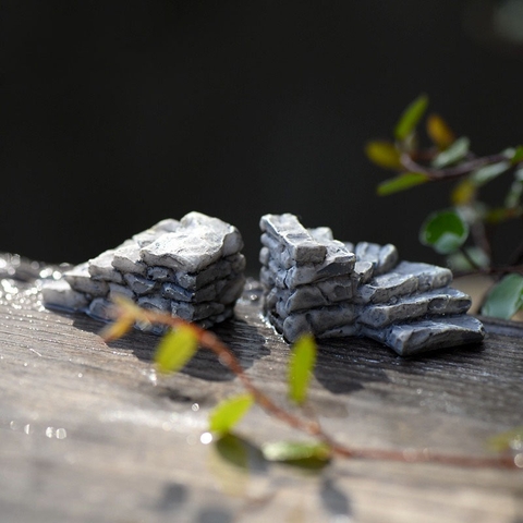 Tiểu Cảnh Cầu Thang Đá Nhỏ Mini - Trang Trí Tiểu Cảnh Chậu Cây, Cây Cảnh, Hồ Cá, Terrarium [61THANG ĐÁ]