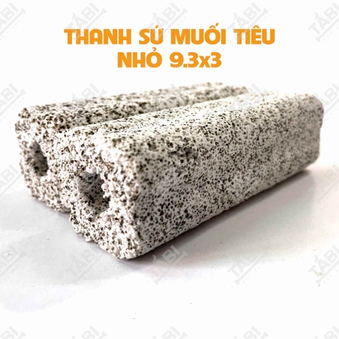 Thanh Sứ Muối Tiêu Nhỏ Size 9.3x3CM Lọc Hồ Cá Cao Cấp [SỨ MUỔI TIÊU NHỎ]