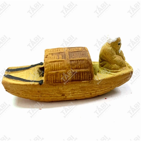 Thuyền Nhí Làm Tiểu Cảnh Hồ Cá - Phụ Kiện Trang Trí Bể Cá Cảnh
