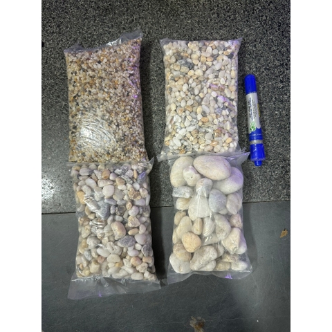 1kg Sỏi Biển Thiên Nhiên Trang Trí Hồ Cá, Lót Chậu, Sân Vườn Thủy Sinh [SỎI BIỂN]