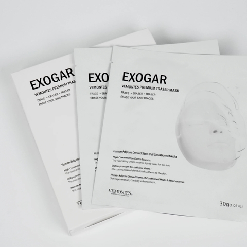 Mặt nạ tế bào gốc mô mỡ, phục hồi chuyên sâu & trẻ hóa làn da - VEMONTES EXOGAR PREMIUM TRASER MASK