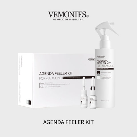 Liệu trình peel sinh học dịu nhẹ, tái tạo & phục hồi da toàn diện chuẩn spa VEMONTES AGENDA FEELER KIT