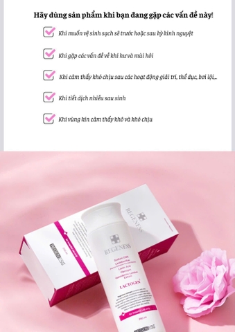 Dung dịch vệ sinh REGENESS LACTOGEN