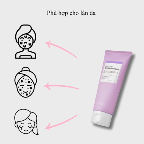 Sữa rửa mặt sạch bụi mịn & Bã nhờn - SWANICOCO ANTI DUST CLEANSING FOAM