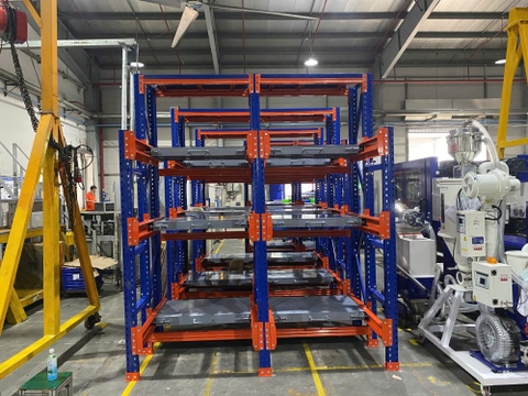 Kệ Để Khuôn Mẫu 3 Tầng Ngăn Kéo