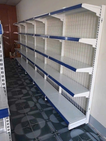 Kệ siêu thị đơn lưới 5 tầng C180 x D90