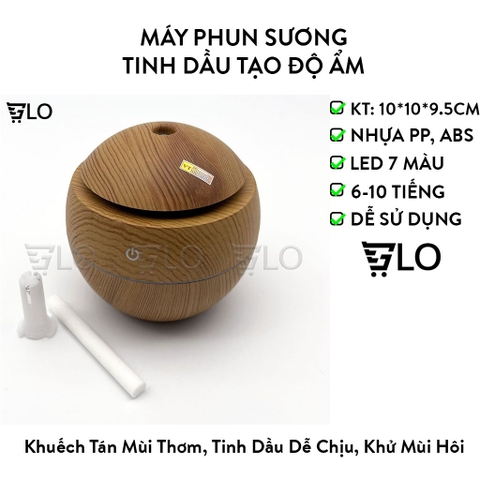 Máy Phun Sương Tinh Dầu Tạo Độ Ẩm Hình Tròn