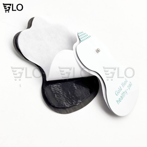 Combo 10 Miếng Dán(5 Cặp) Xung Điện Màu Trắng - Phụ Kiện Máy Massage Trị Liệu, Dùng Cho Giảm Đau Nhức Hiệu Quả