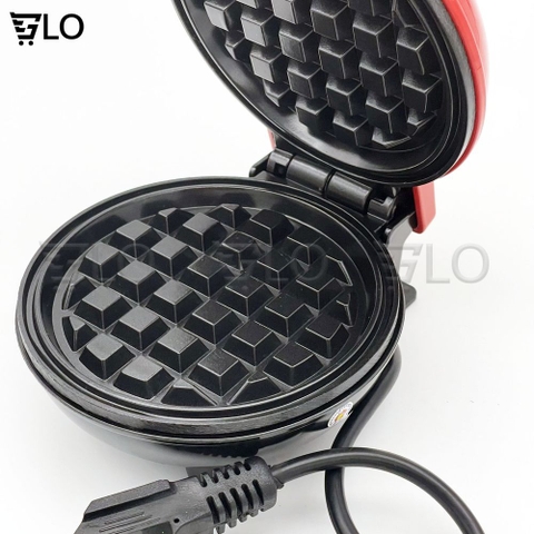 Máy Nướng Làm Bánh Quế Waffle Dash Màu Đỏ