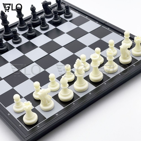 Bộ Cờ Vua 25x25cm Nam Châm UB 3810B-C Gấp Gọn Chất Lượng Cao