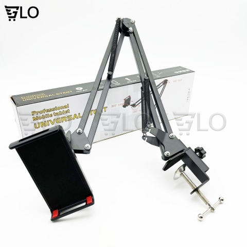 Giá Đỡ Kẹp Ipad, Máy Tính Bảng, Điện Thoại Để Đầu Giường, Cạnh Bàn Xoay 360 Độ