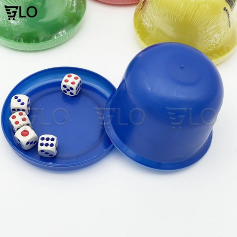 Đồ Chơi Lắc Xí Ngầu Cho Bé, Gồm Đồ Lắc Và 5 Xúc Xắc Nhỏ Gọn, Tiện Lợi