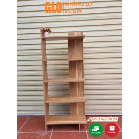 [Hỏa Tốc HCM] Kệ Sách Gỗ MDF Để Đồ Đa Năng 5 Tầng 115x40x15cm, Kệ Góc Tường Đa Dụng