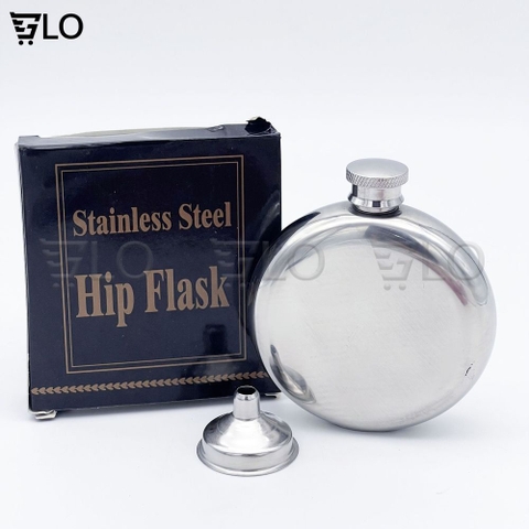 Bình Hip Flask Đựng Rượu Whisky Bằng Inox Dung Tích 4oz 5oz 8oz