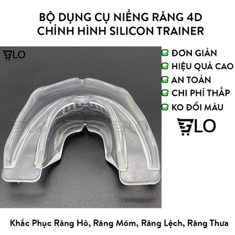 Bộ Dụng Cụ Niềng Răng 4D Chỉnh Hình Silicon Trainer Tại Nhà