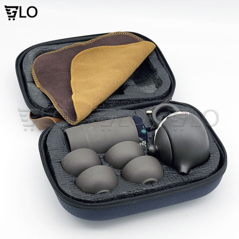 Bộ Bình Trà Có Túi Đựng Đi Du Lịch