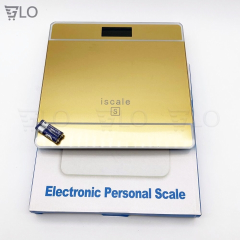 [Hỏa Tốc HCM] Cân Sức Khỏe Điện Tử Iscale 180kg Xịn Tặng Kèm Pin AAA