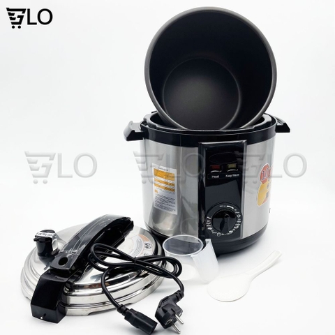 [Hỏa Tốc HCM] Nồi Áp Suất Jipilai 6 Lít Cao Cấp